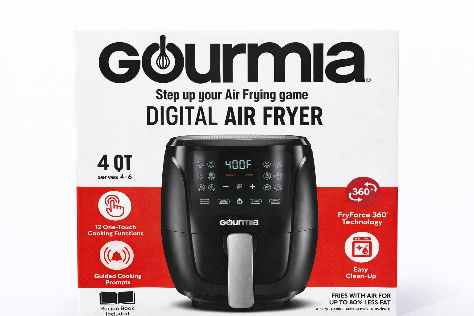 GOURMIA 4QT AIR FRYER - FREIDORA DE AIRE GOURMIA 4QT