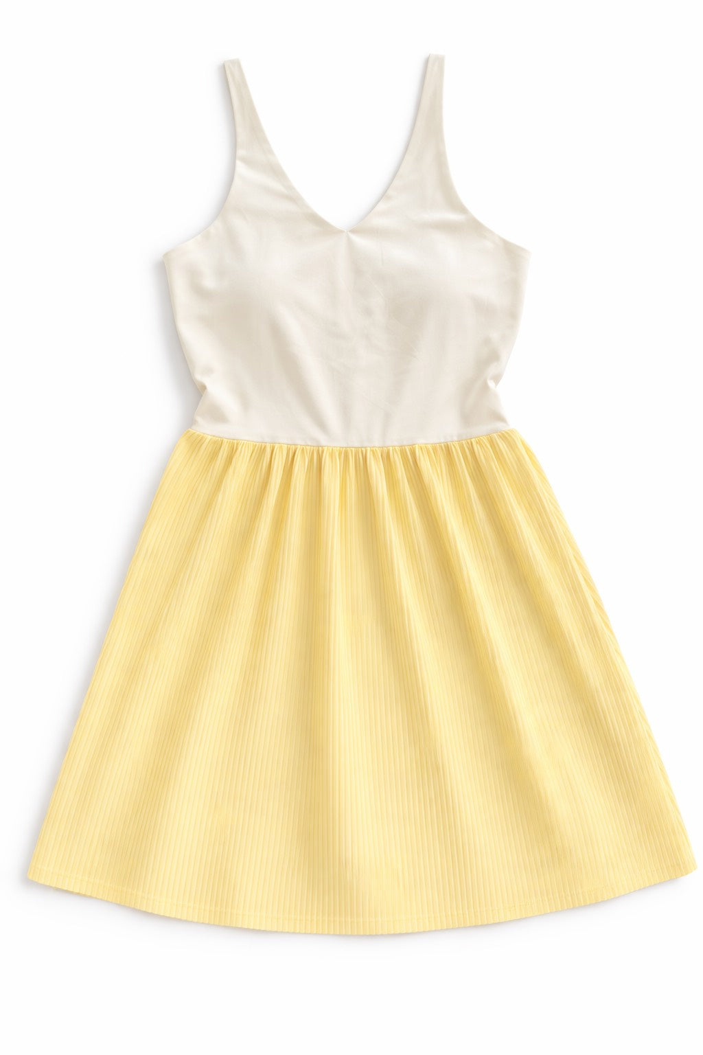 ALL MOTION PLATED VESTIDO AMARILOS