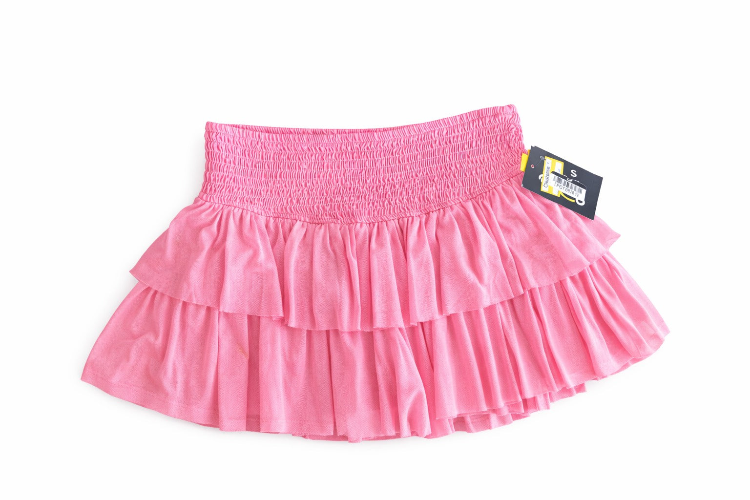 Falda de malla escalonada fruncida para niñas de la clase de arte