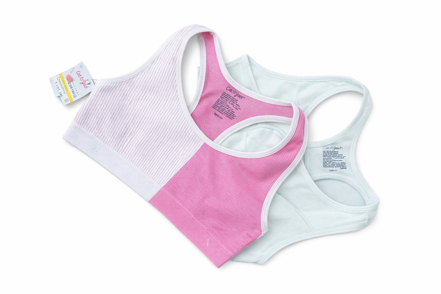 Cat & Jack seamless bras