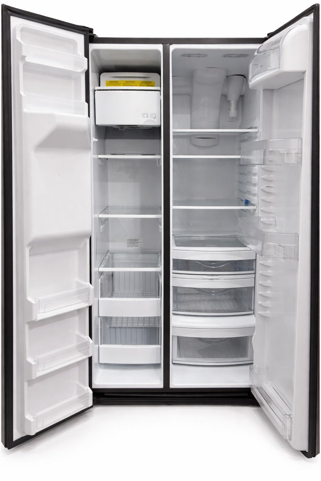 GE 21.8 Cu. Ft. Counter-Depth Fingerprint Resistant Side-By-Side Refrigerator - Refrigerador Side-By-Side de 21.8 pies cúbicos con huella digital resistente y profundidad de mostrador