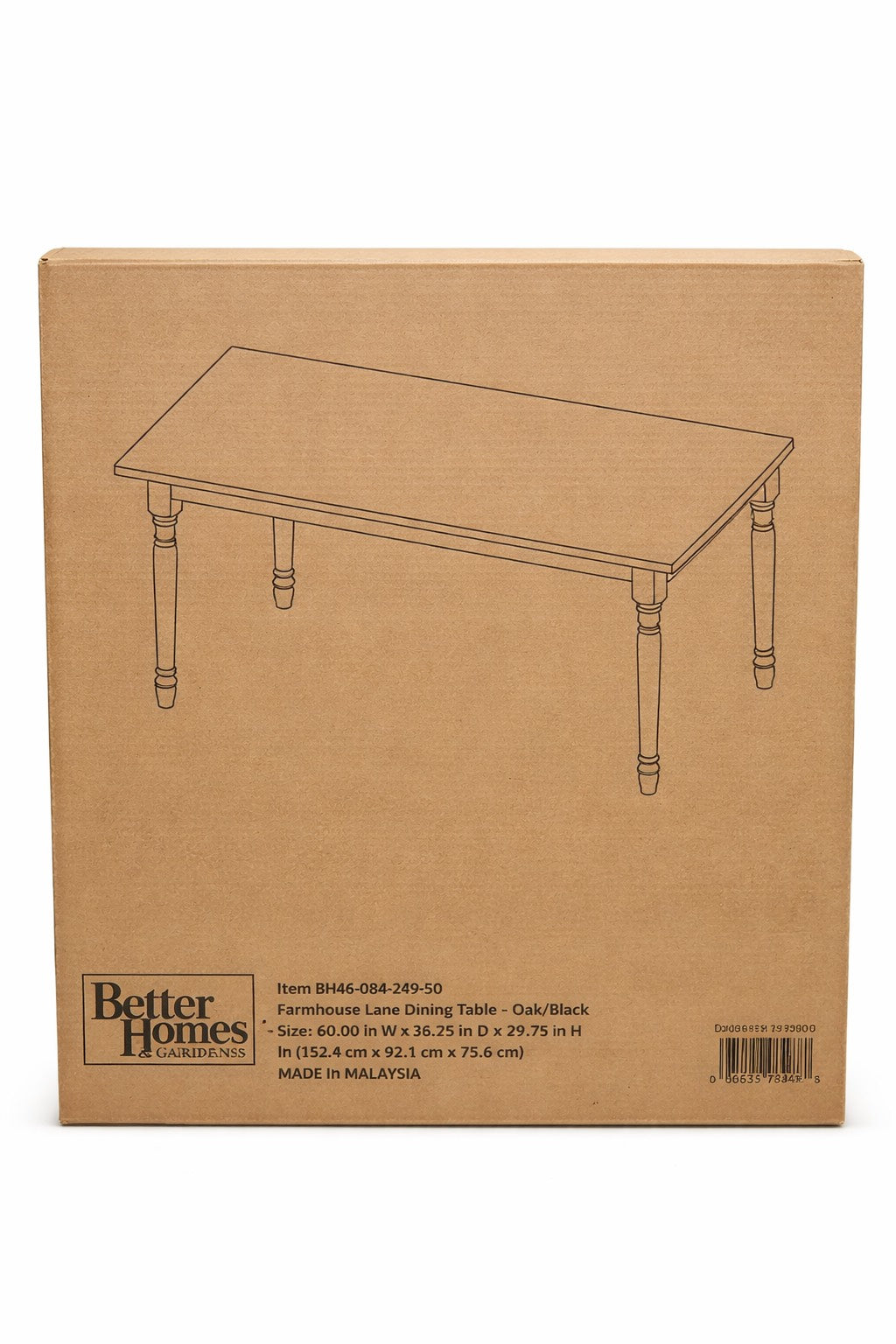 Home set Winsome Ravenna Rectangle Dining Table, Natural Finish