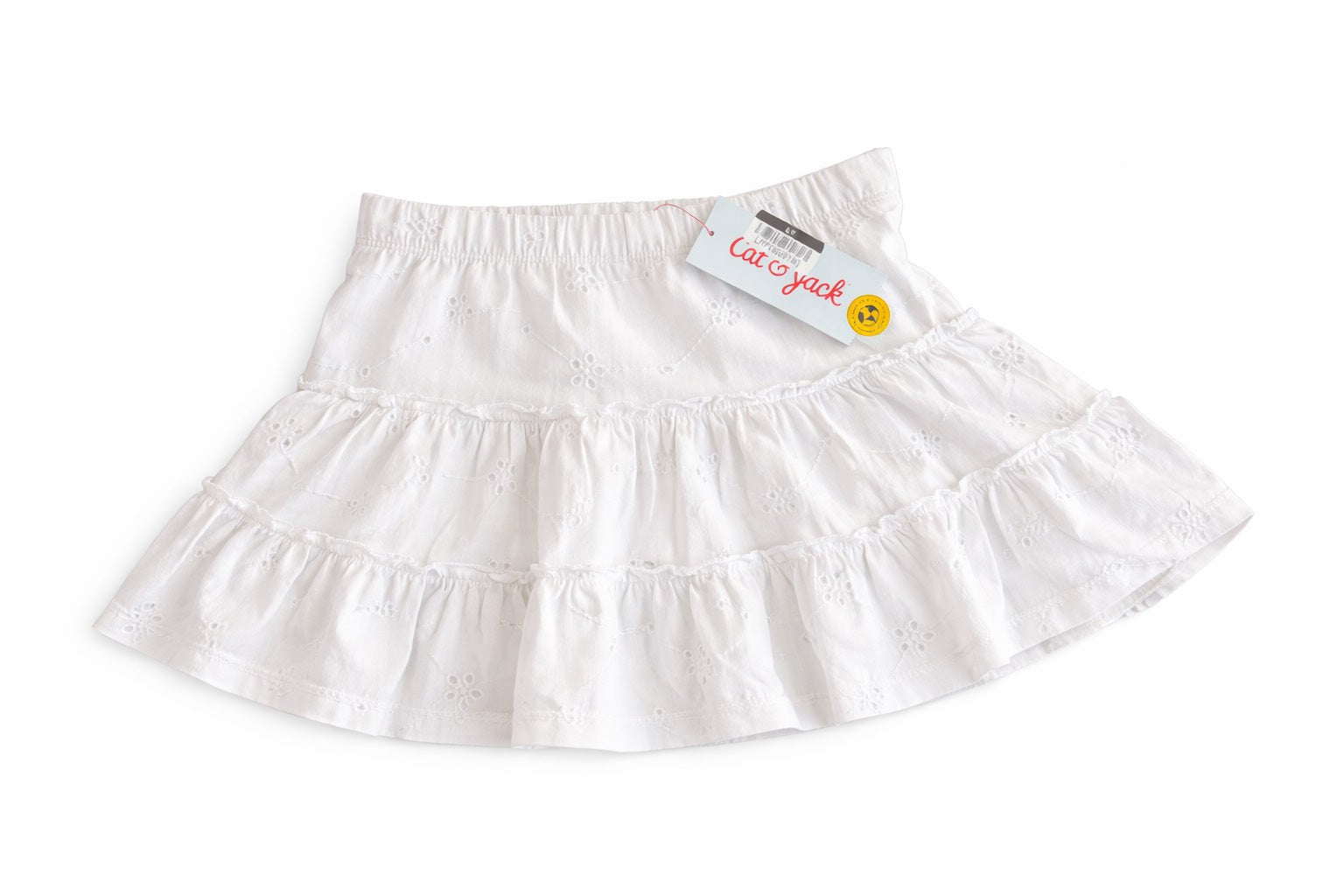 Cat & Jack - Falda de niña con capas de terciopelo