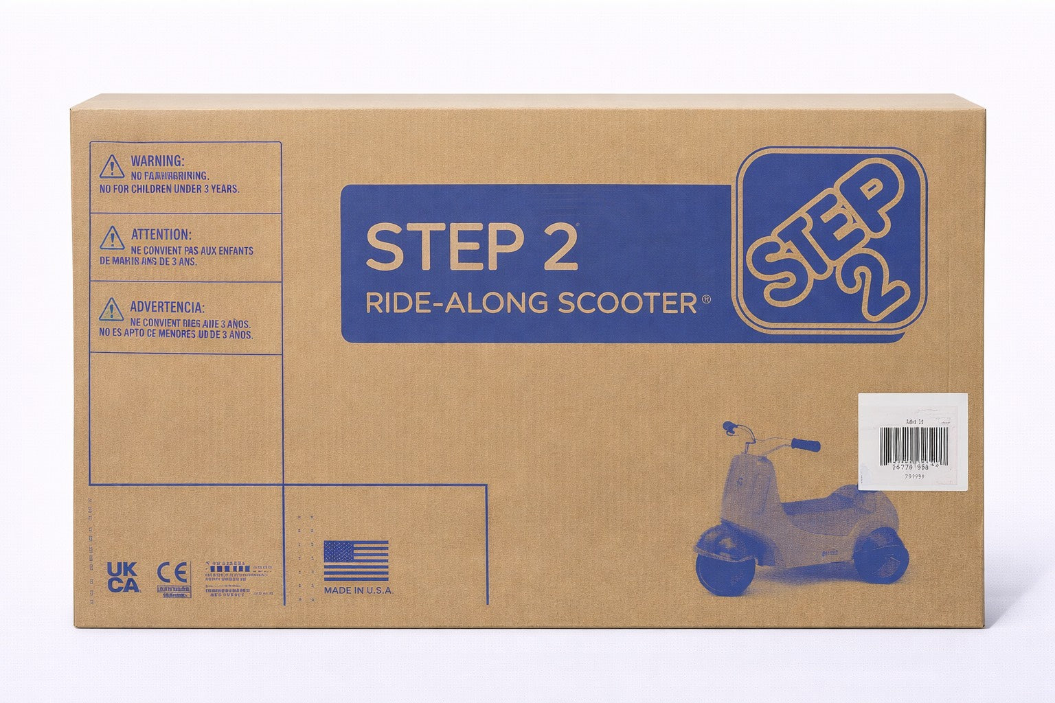 Toy Ride Along Scooter - Patinete de Juguete para Paseos