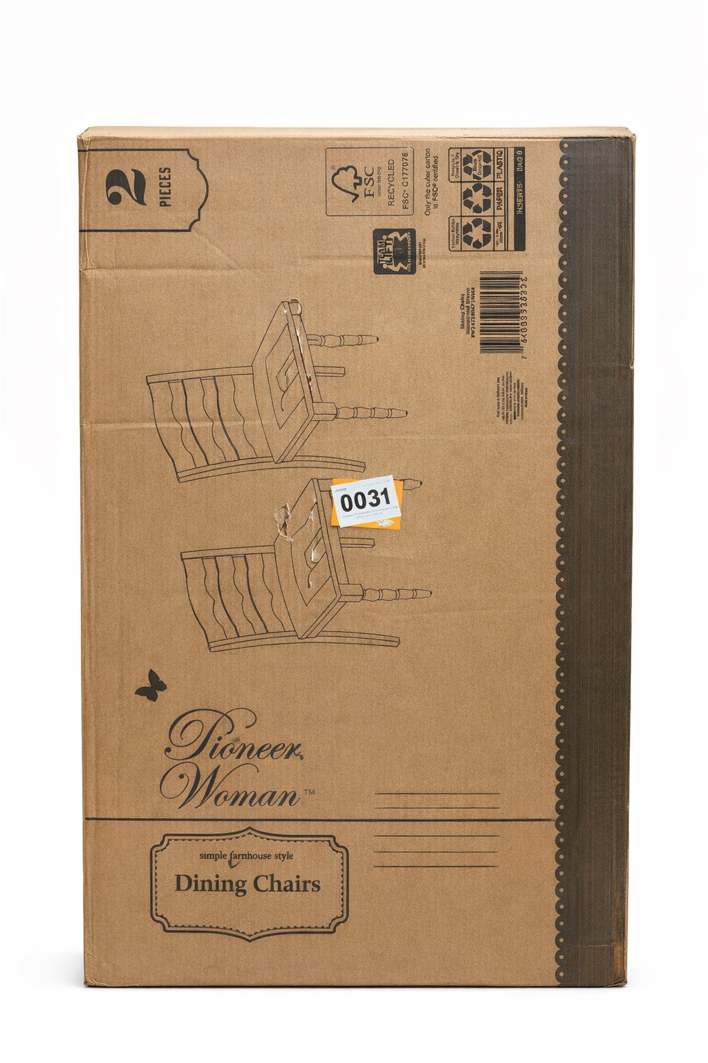 Pioneer Woman Harper Solid Wood Dining Chairs