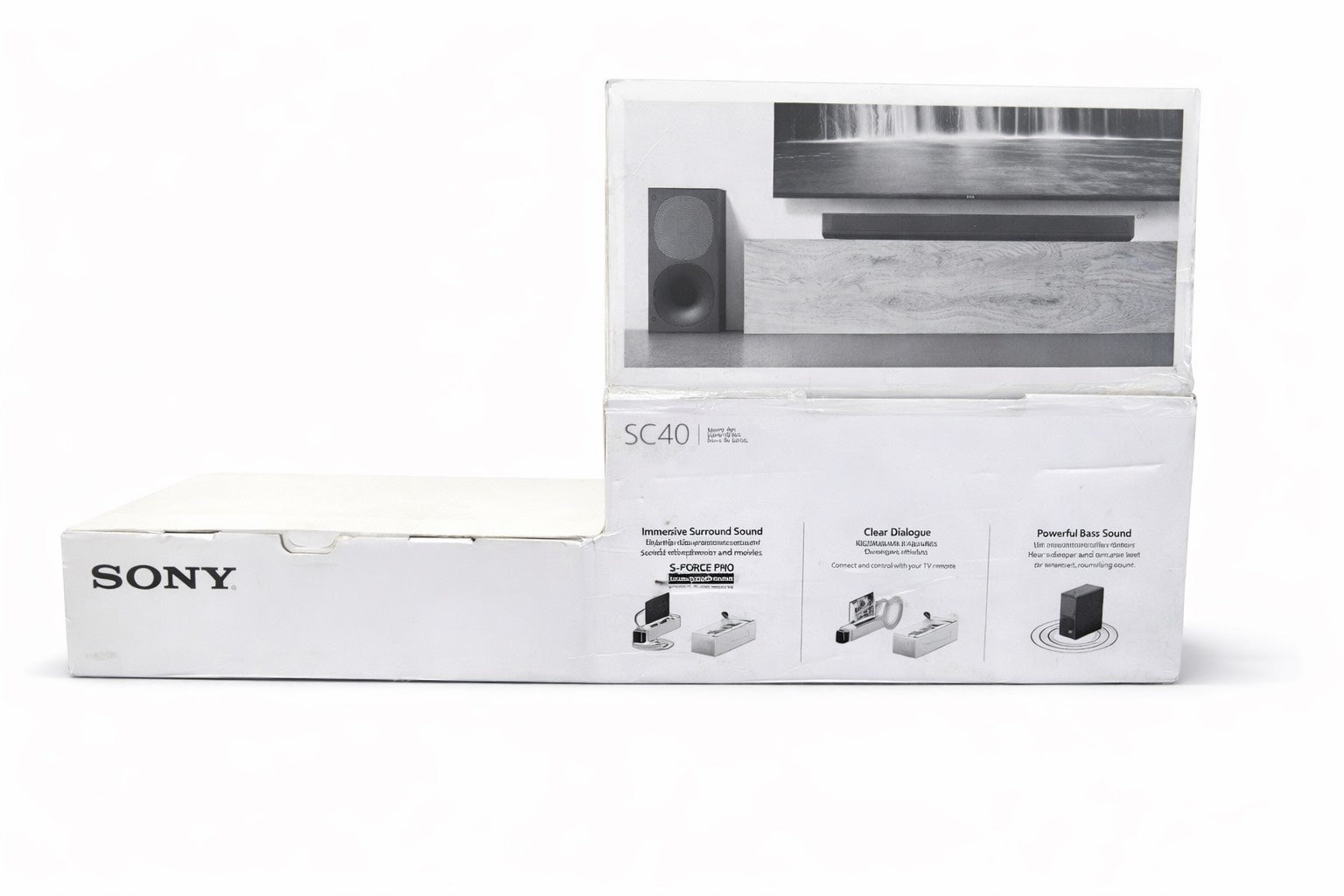 Sony - Barra de sonido Sony HT-SC40 2.1 canales con subwoofer inalámbrico