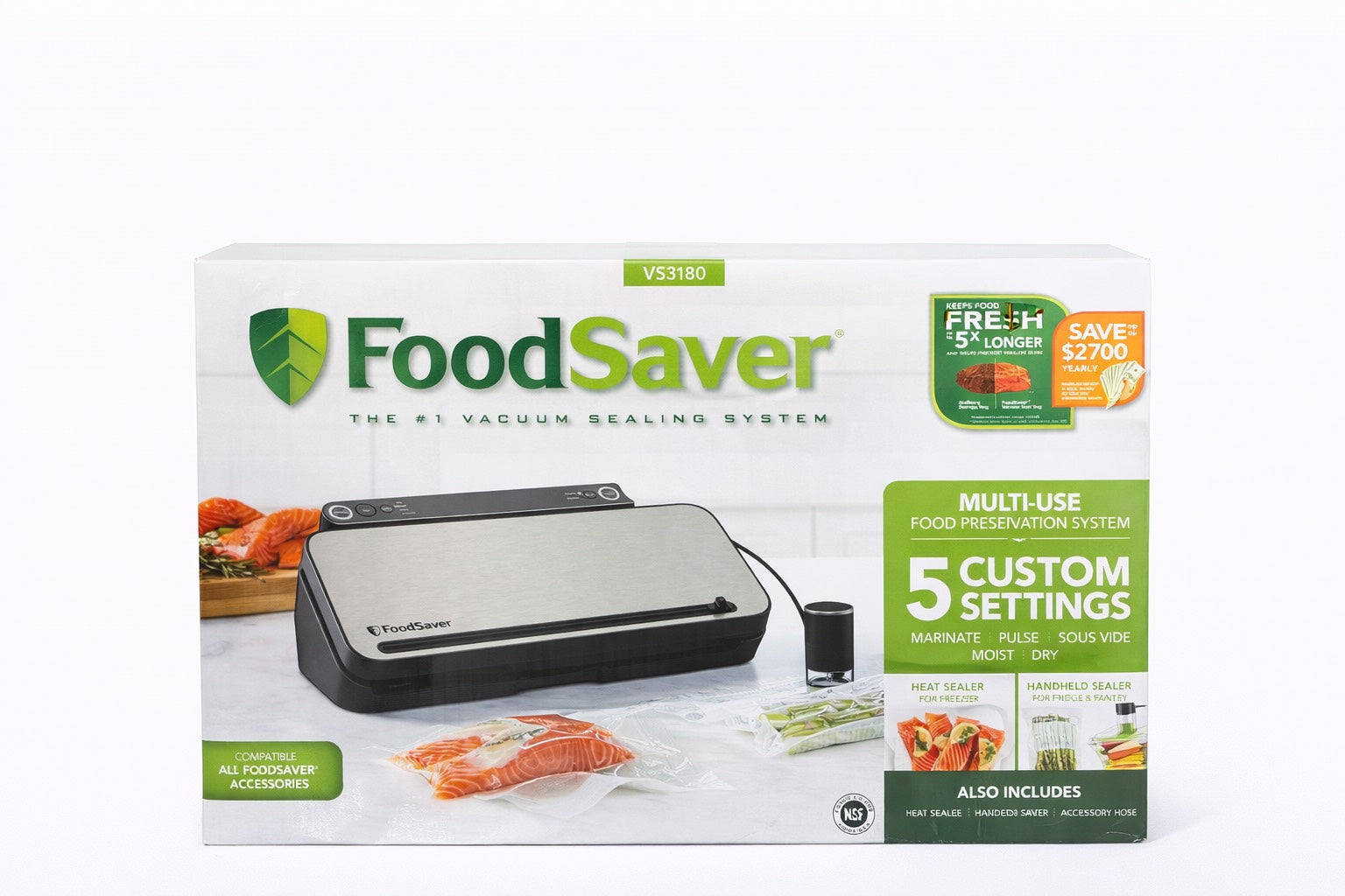 foodsaver multi use VS3180 - Foodsaver multiuso VS3180