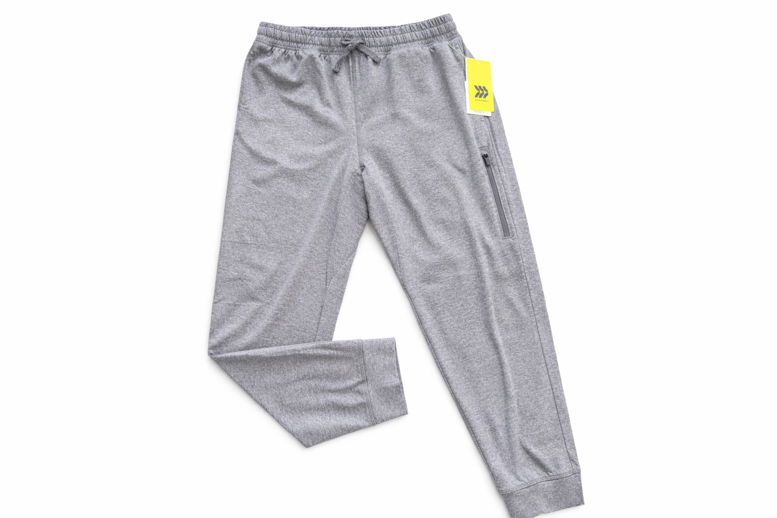 Pantalones deportivos de polar técnico Athletic Works para niño, suaves y elásticos, en gris