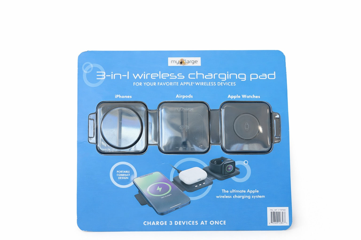 My Charge Base de carga inalámbrica 3 en 1