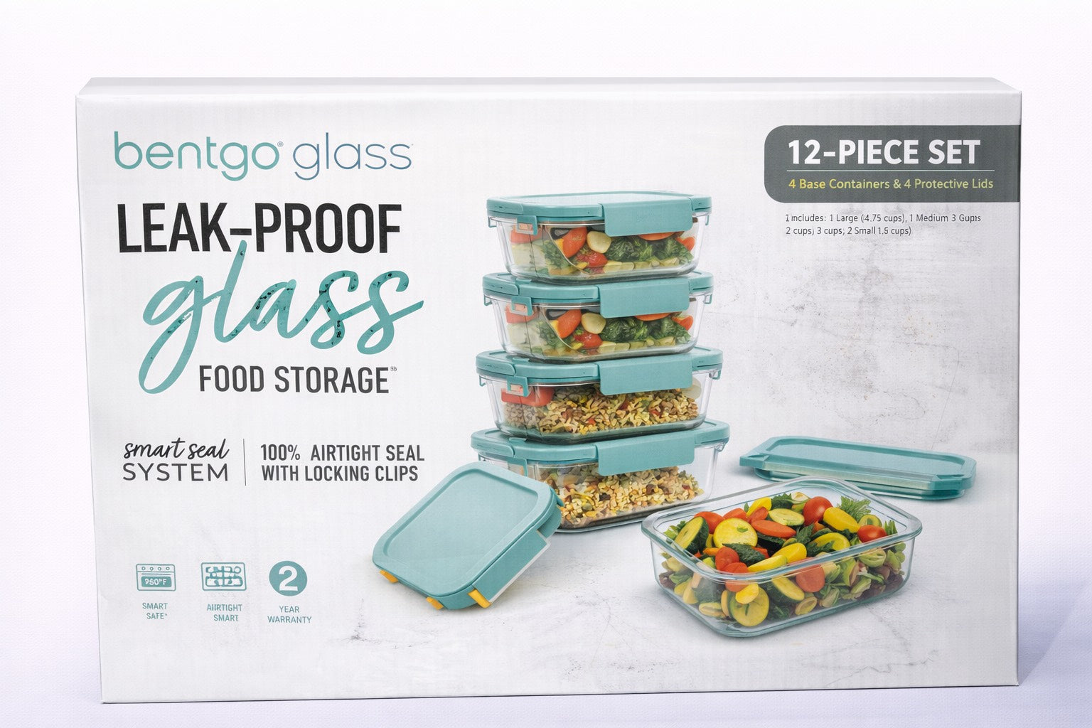 Bentgo 12-piece Glass Food storage