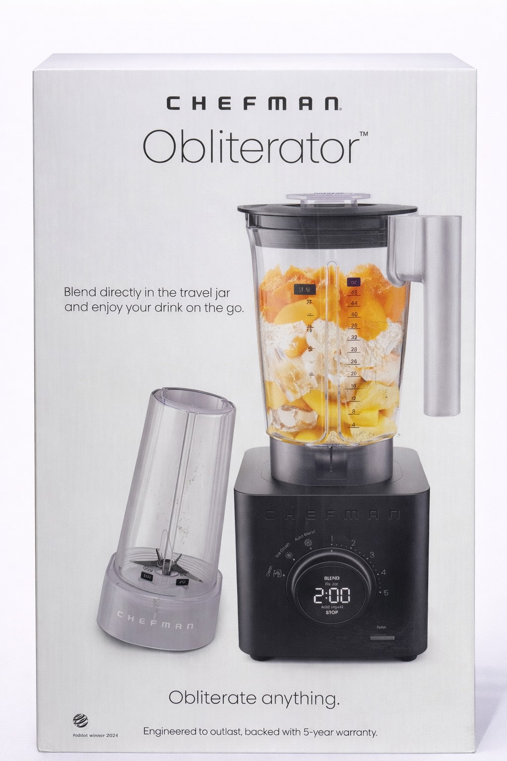 Chefman Obliterator 1380W Professional Blender w/ Auto Blend