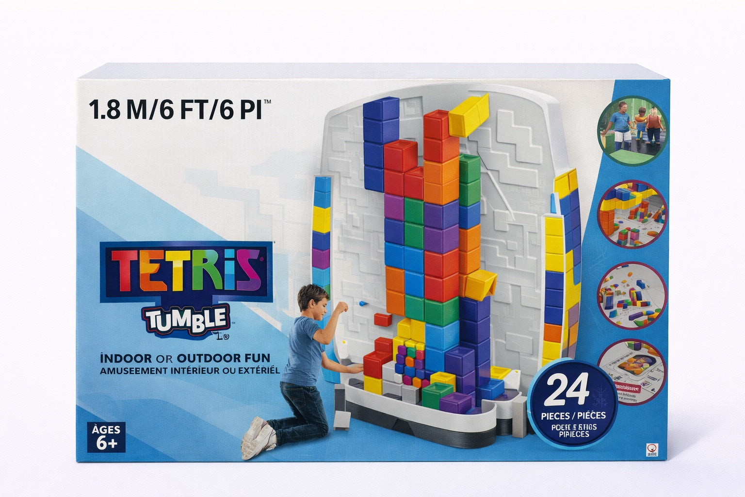 GIANT TETRIS TILT GAME - JUEGO GIGANTE DE TETRIS INCLINADO