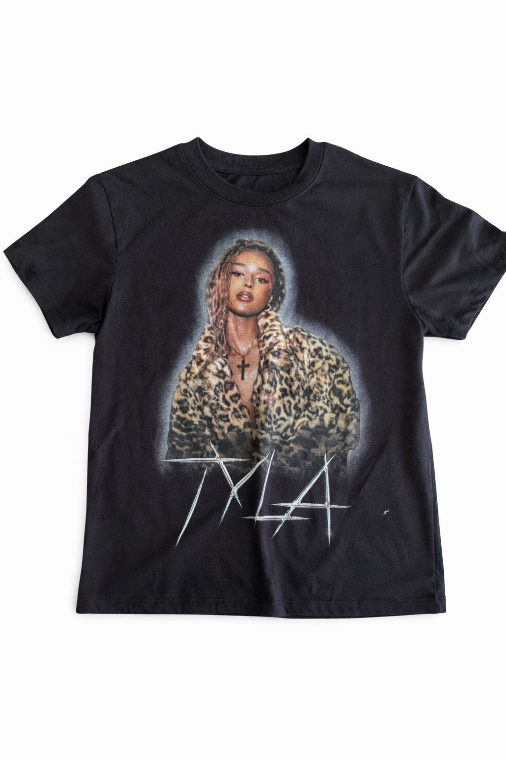 CAMISETA TYLA DE NINAS NEGRA