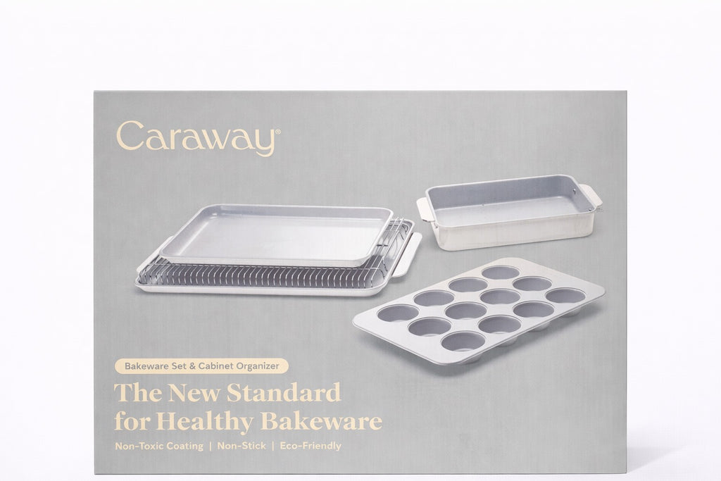 Caraway Non-Stick Ceramic Half Bakeware Set