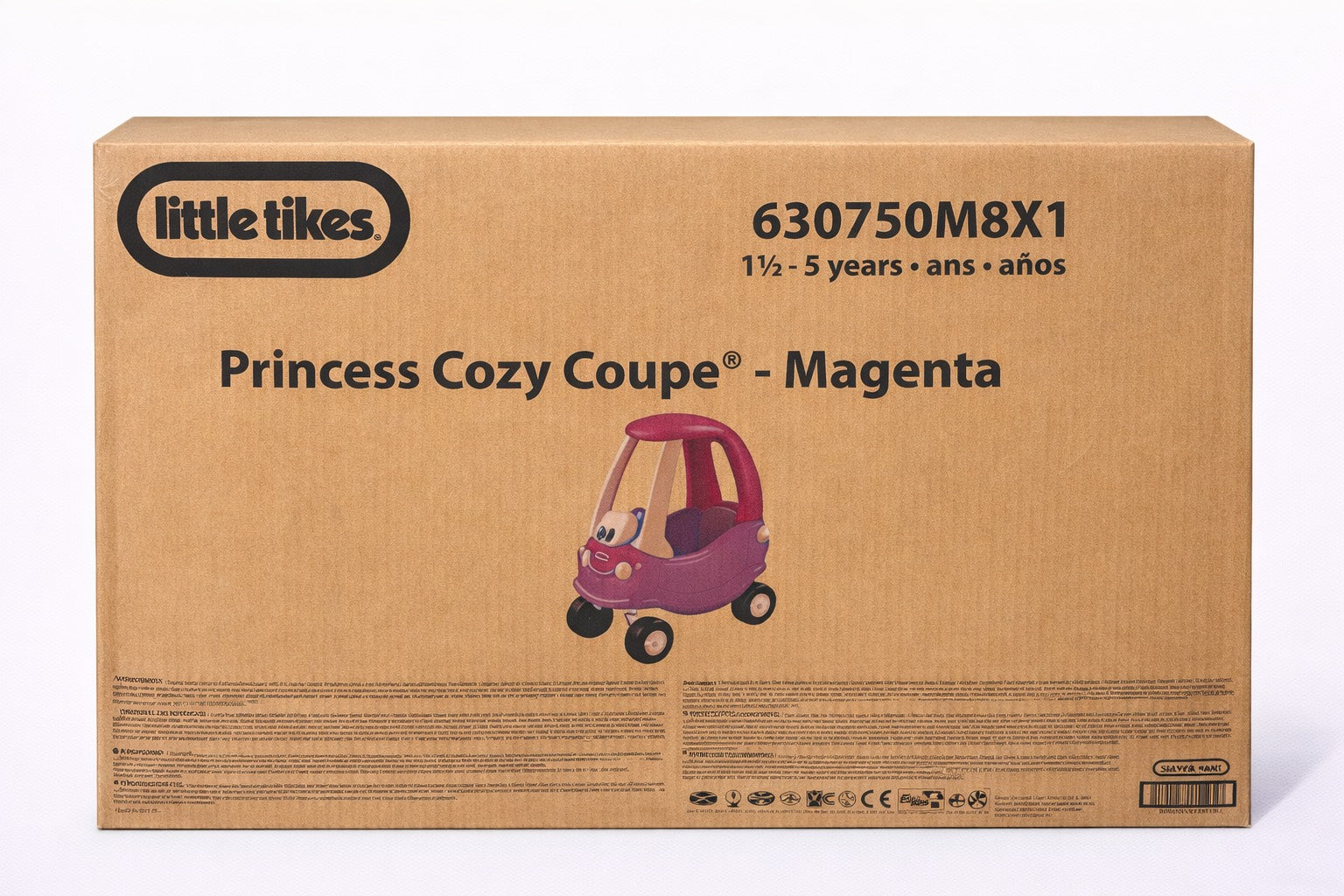 Little Tikes Princess Cozy Coupe Ride on, Pink, for Ages 1 to 5 Years - Cochecito para montarse Little Tikes Princesa Cozy Coupe, rosa, para edades de 1 a 5 años