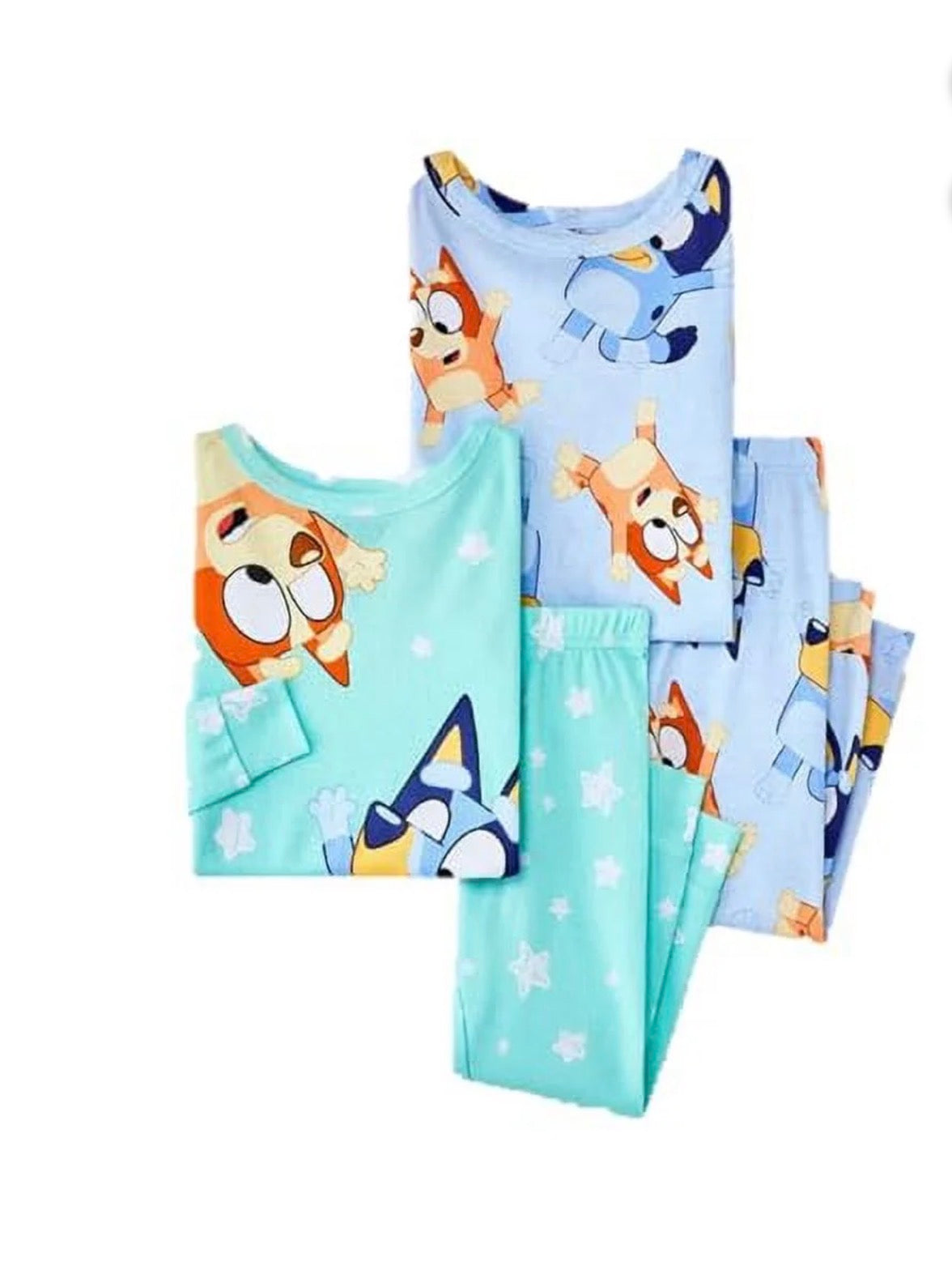 Toddler 2pc Snug Fit Bluey Cotton Pajama Set - Blue 5T