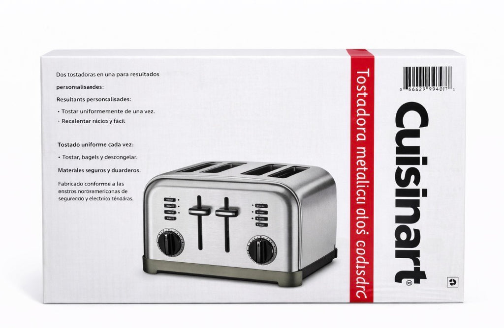CUISINART 4 SLICE TOASTER - Tostadora Cuisinart para 4 rebanadas