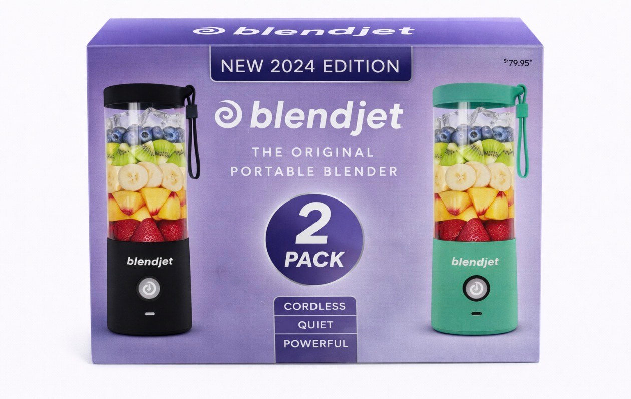 BlendJet 2 Portable Blender for Smoothies &amp; Shakes-Licuadora portátil BlendJet 2 para batidos y smoothies