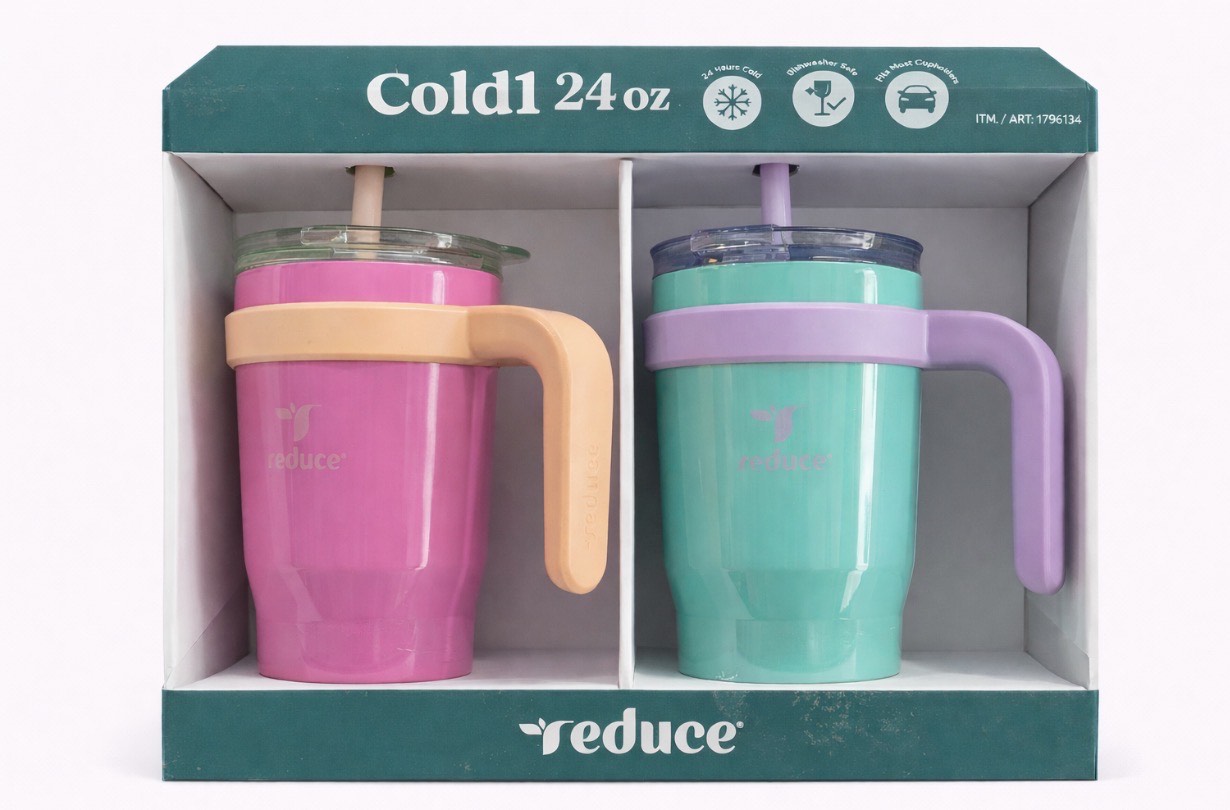 REDUCE 24OZ COLD1 MUG 2PK-Taza fría REDUCE 24OZ 2 unidades