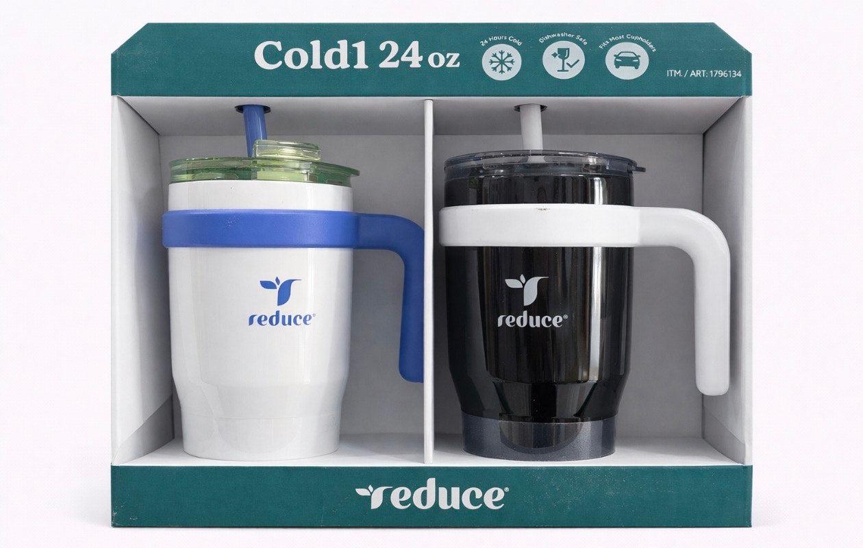 REDUCE 24OZ COLD1 MUG 2PK-Taza fría REDUCE 24OZ 2 unidades