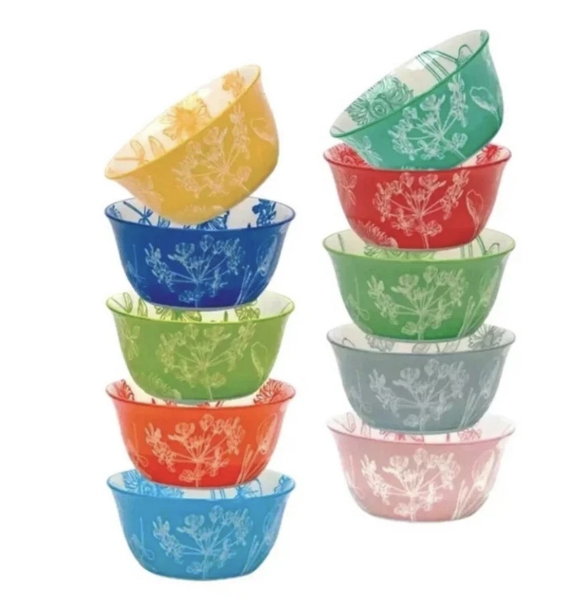 CERTIFIED 10PC BOWLS-Tazones de 10 piezas