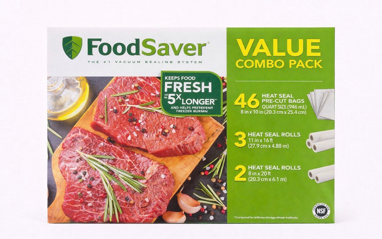 FOODSAVER VALUE COMBO PACK - PAQUETE COMBO DE VALOR FOODSAVER