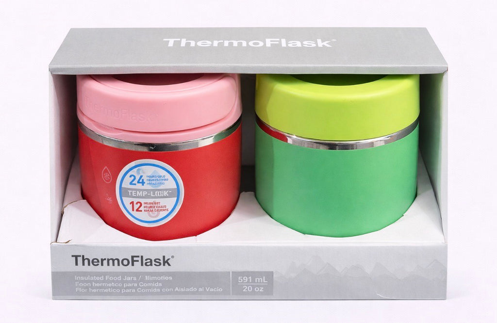 THERMOFLASK FOOD JAR 2PK - FRASCOS DE COMIDA THERMOFLASK 2 UNIDADES