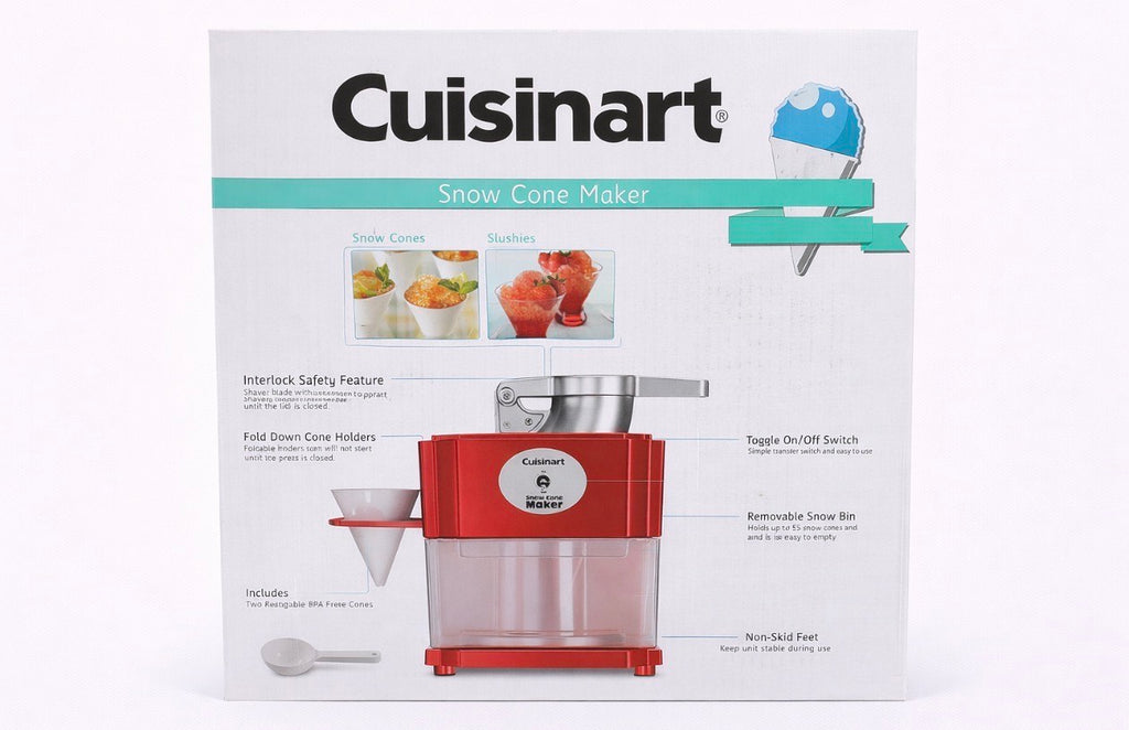 cuisinart snow cone maker - máquina para hacer conos de nieve Cuisinart