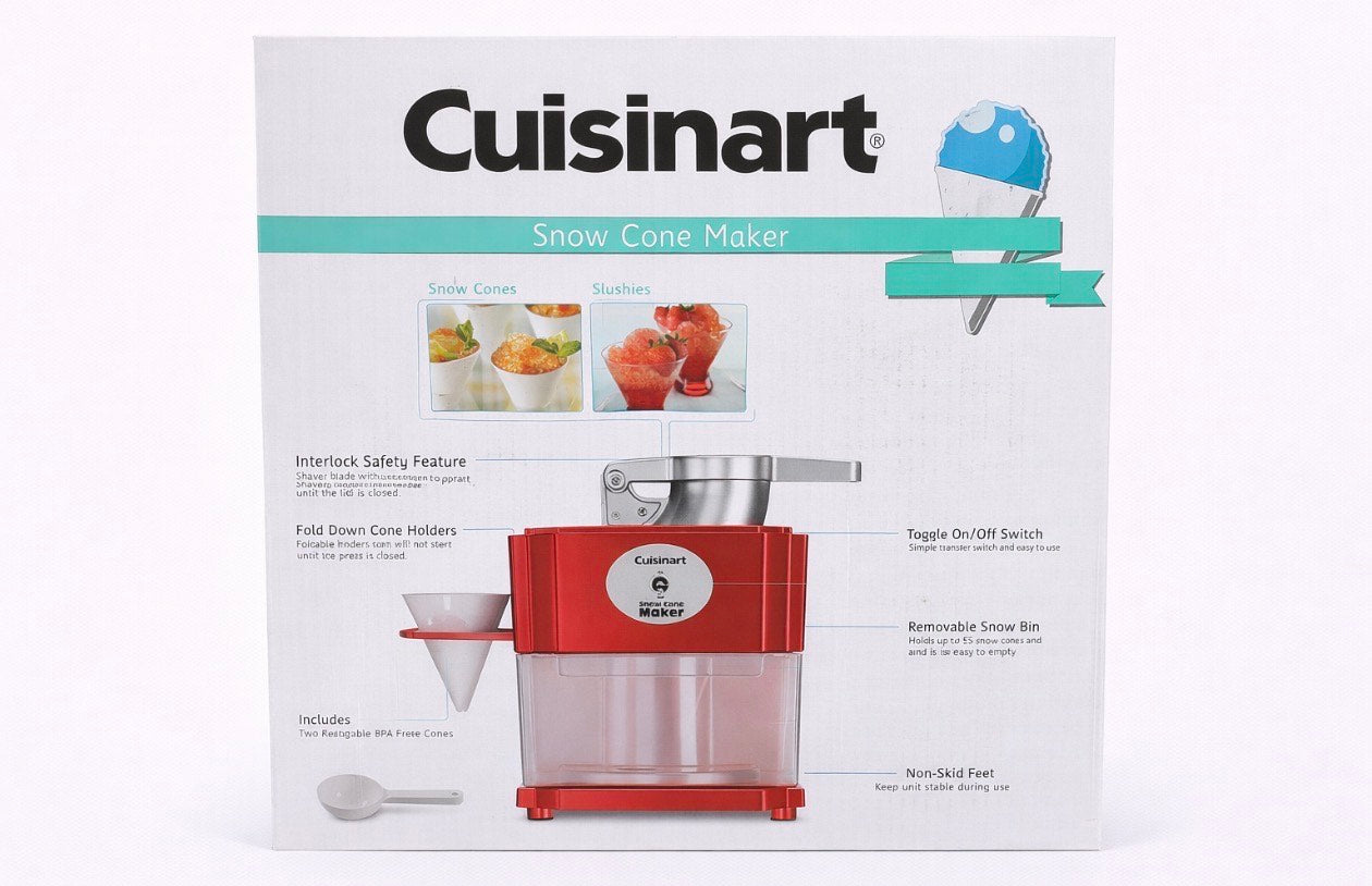 cuisinart snow cone maker - máquina para hacer conos de nieve Cuisinart