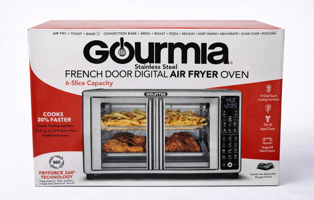 Gourmia fresh door digital air fryer over - Gourmia Puerta Francesa Digital Freidora de Aire Horno Puerta Francesa