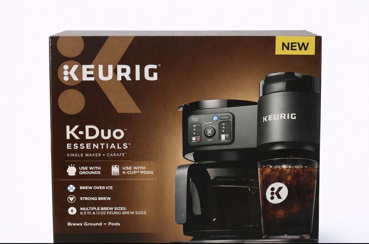 Keurig K-Express Essentials Single Serve K-Cup Pod Coffee Maker, Black - Cafetera de cápsulas K-Cup Keurig K-Express Essentials de una sola taza, negra