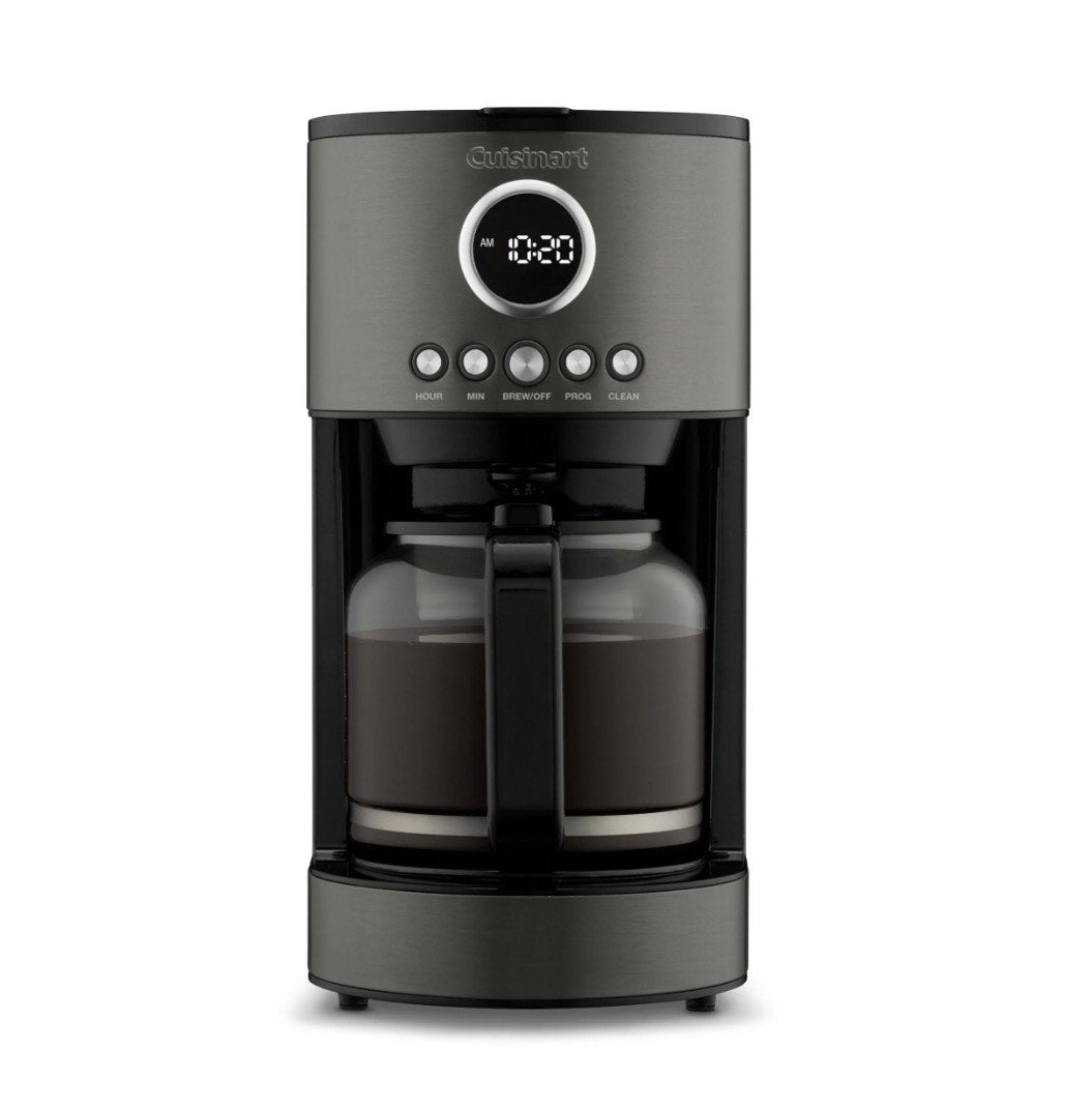 Cuisinart Stainless Steel 12-Cup Coffee Machine, Black - Máquina de café Cuisinart de acero inoxidable para 12 tazas, negra