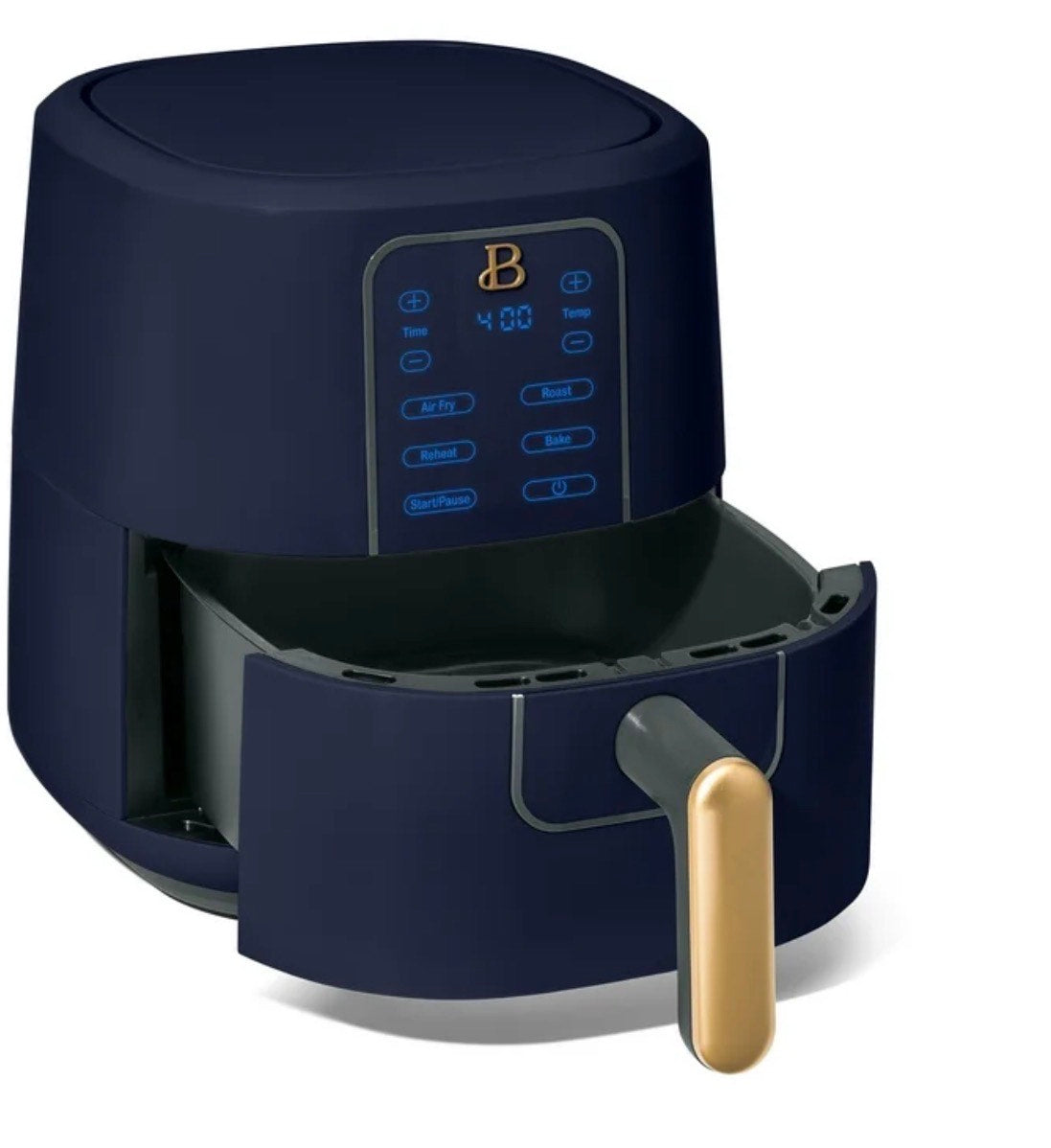 Beautiful 3 Qt Air Fryer with TurboCrisp Technology, Starry Night by Drew Barrymore, Blue-Hermosa freidora de aire de 3 cuartos con tecnología TurboCrisp, Starry Night de Drew Barrymore, azul