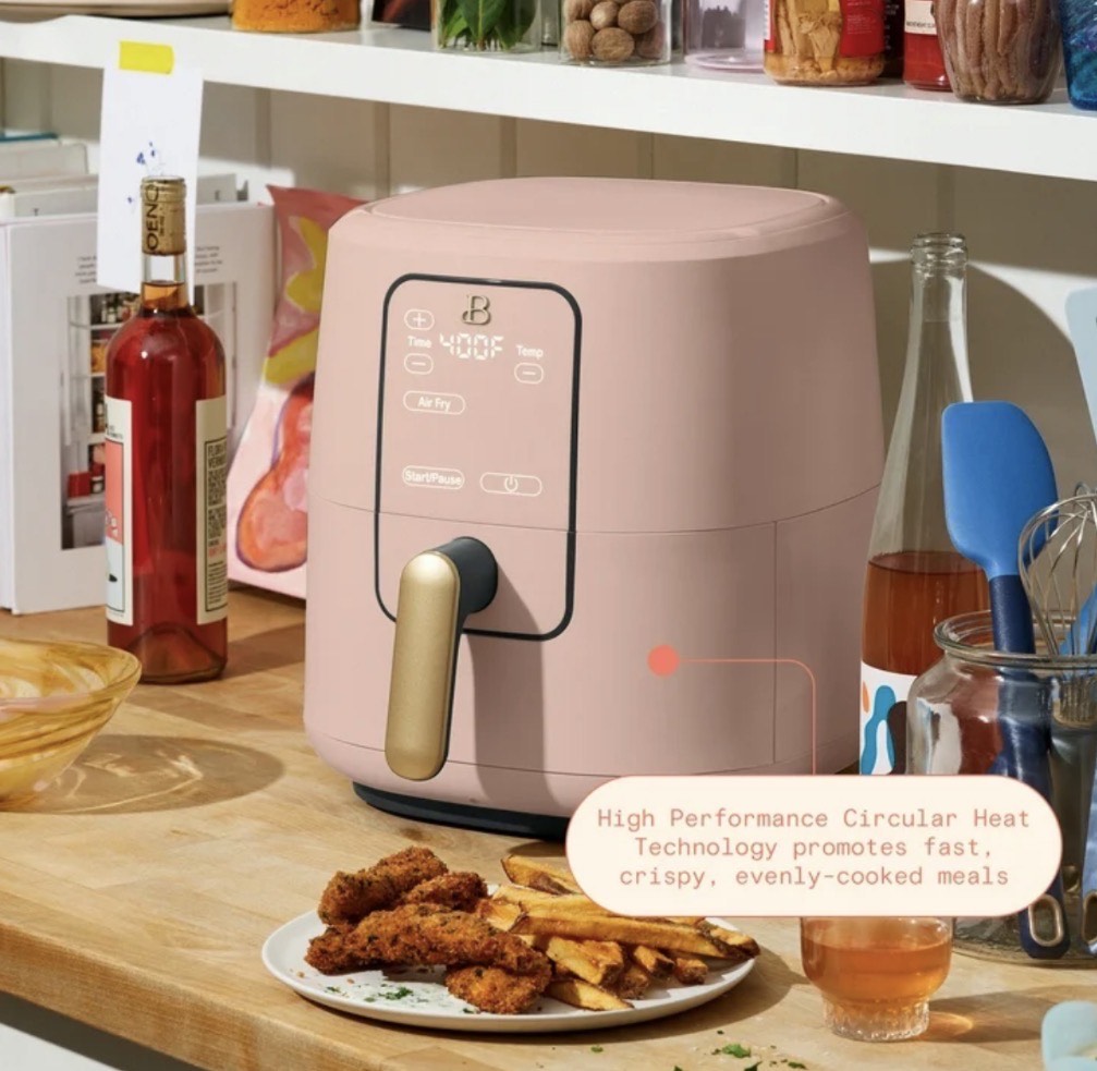 Beautiful 10 in 1, 6 Qt Electric Multi-Cooker, White Icing by Drew Barrymore - Hermosa olla eléctrica multifunción 10 en 1 de 6 Qt, cubierta blanca por Drew Barrymore