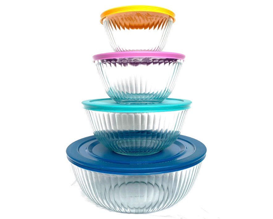 PYREX 8PC GLASS MIXING - MEZCLADOR DE VIDRIO PYREX 8 PIEZAS