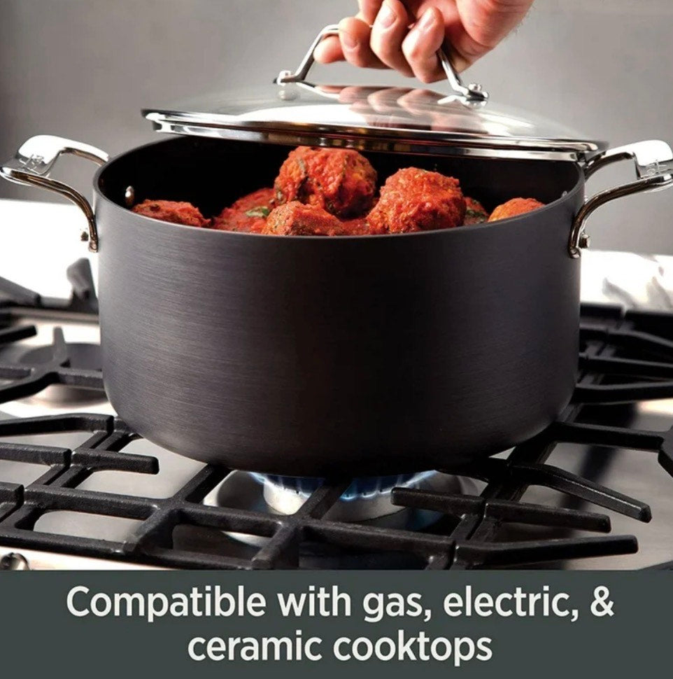 ALL-CLAD ESSENTIALS NONSTICK 7QT - ALL-CLAD ESSENTIALS ANTIADHERENTE 7QT