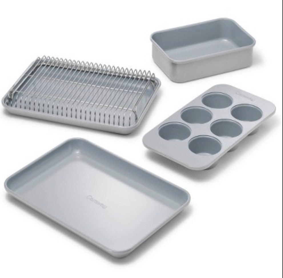 Caraway Non-Stick Ceramic Half Bakeware Set