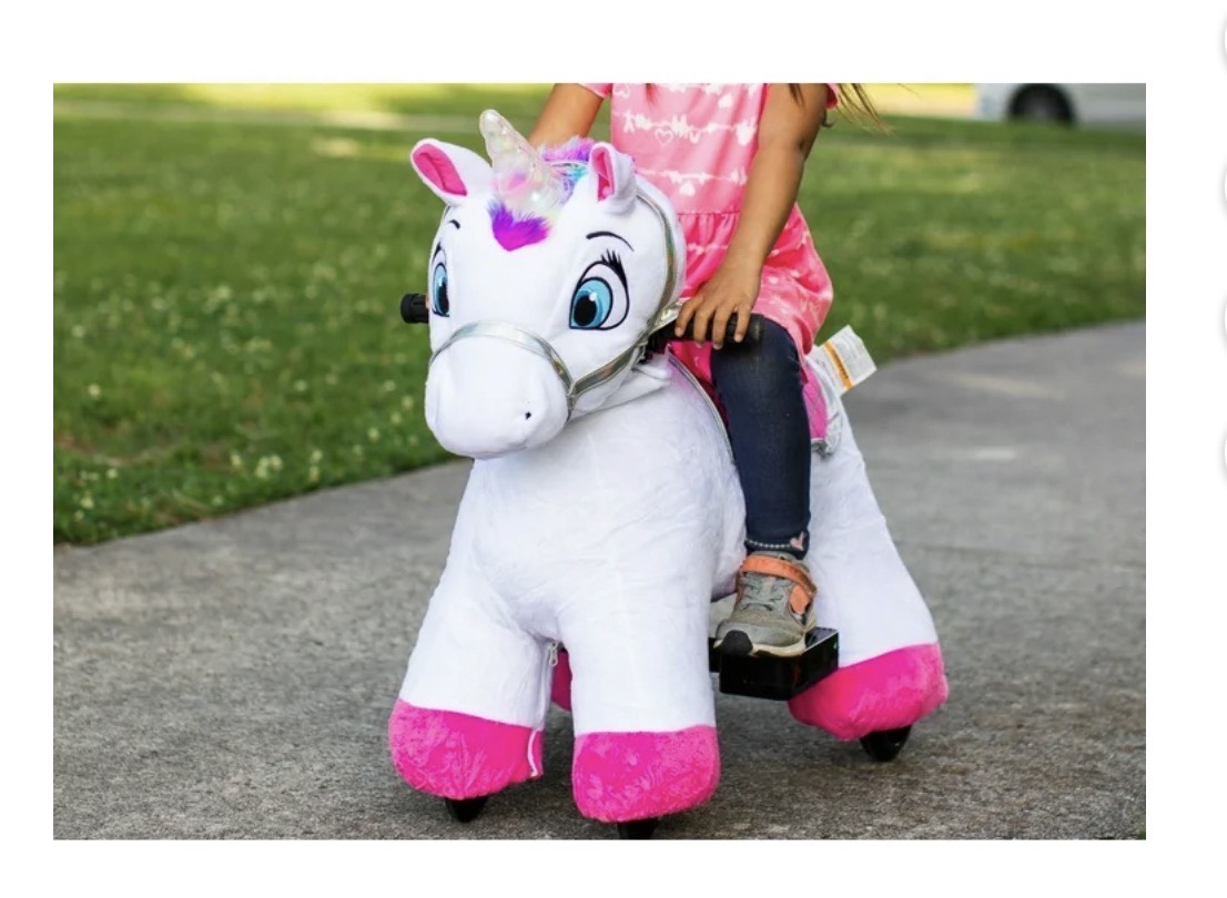Stable Buddies Willow Unicorn 6V Plush Ride-On - Peluche para Montar Stable Buddies Willow Unicorn 6V