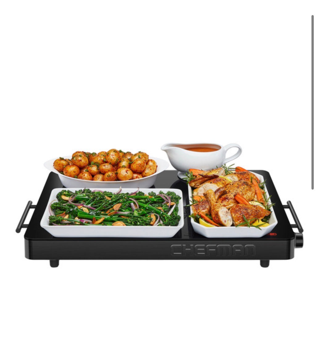 Chefman Electric Warming Tray with Adjustable Temperature Control
