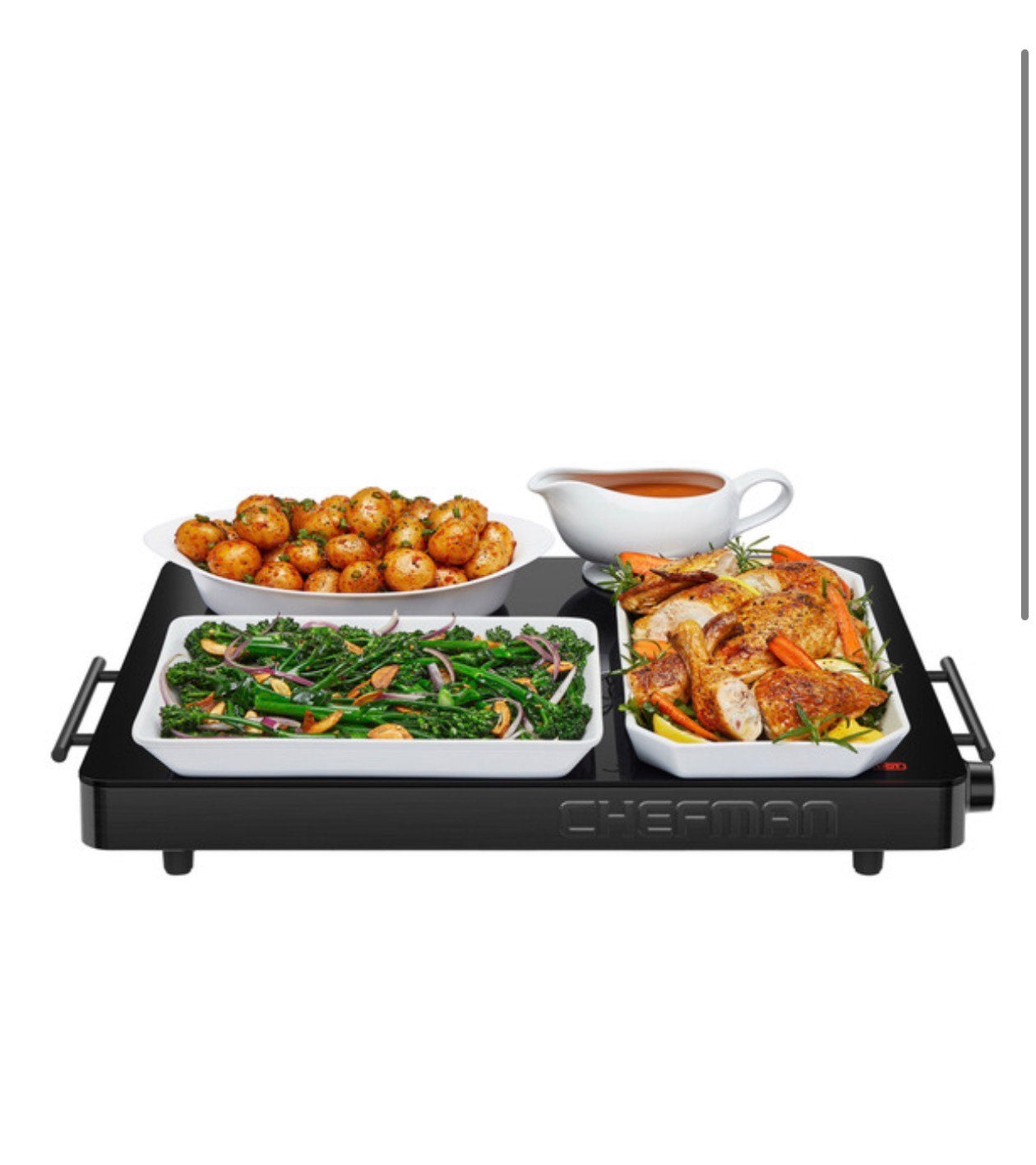 Chefman Electric Warming Tray with Adjustable Temperature Control