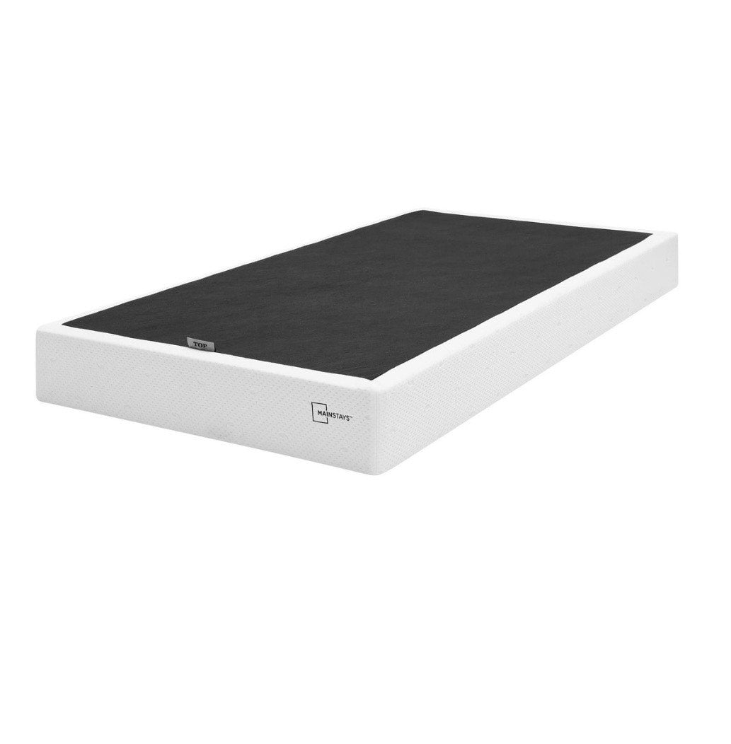 Bedroom Appliances Mainstays 7" Full High Profile Easy Assembly Smart Metal Box Spring