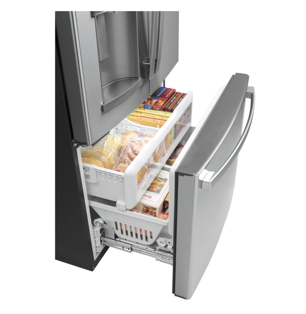 GE energy star® 22.1 cu. ft. counter-depth french-door refrigerator