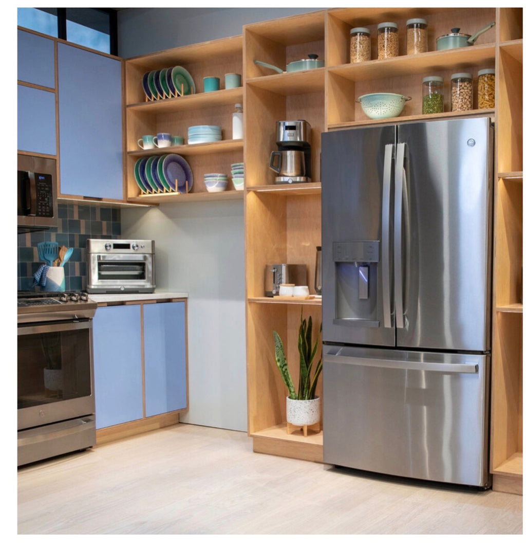 GE energy star® 22.1 cu. ft. counter-depth french-door refrigerator